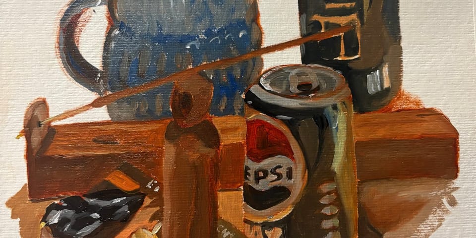 Still Life - Pepsi and Incense